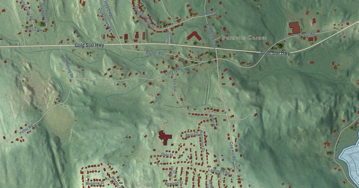 Map of Old Mystic, Connecticut in 2026