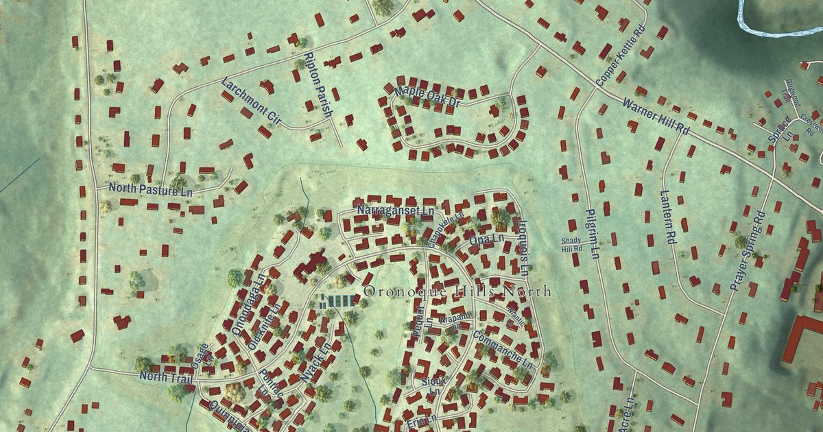 Map of Oronoque, Connecticut in 2026