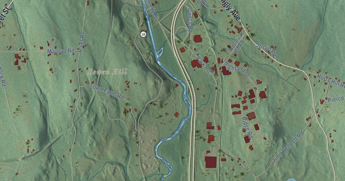 Map of Putnam, Connecticut in 2026