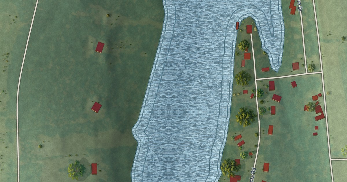 Map of Quasset Lake, Connecticut in 2026