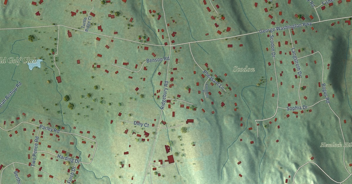 Map of Ridgebury, Connecticut in 2026