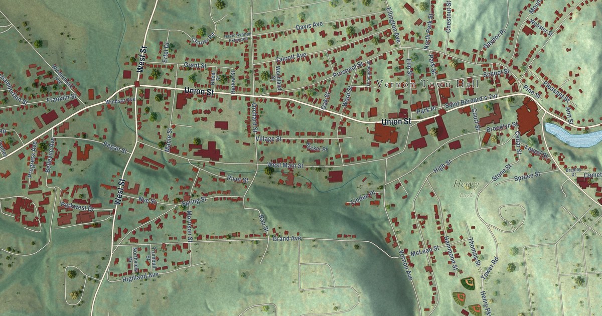Map of Rockville, Connecticut in 2026