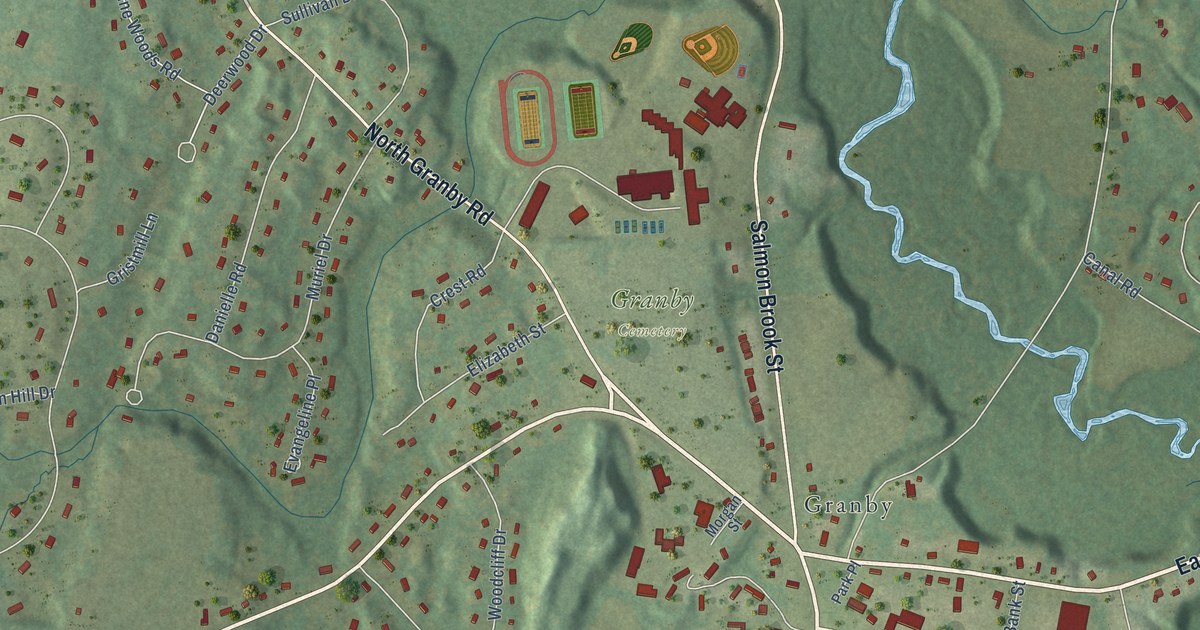 Map of Salmon Brook, Connecticut in 2026