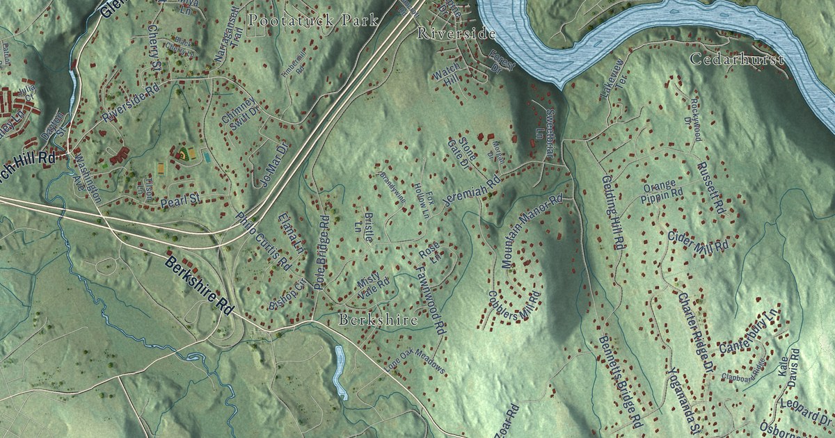 Map of Sandy Hook, Connecticut in 2026