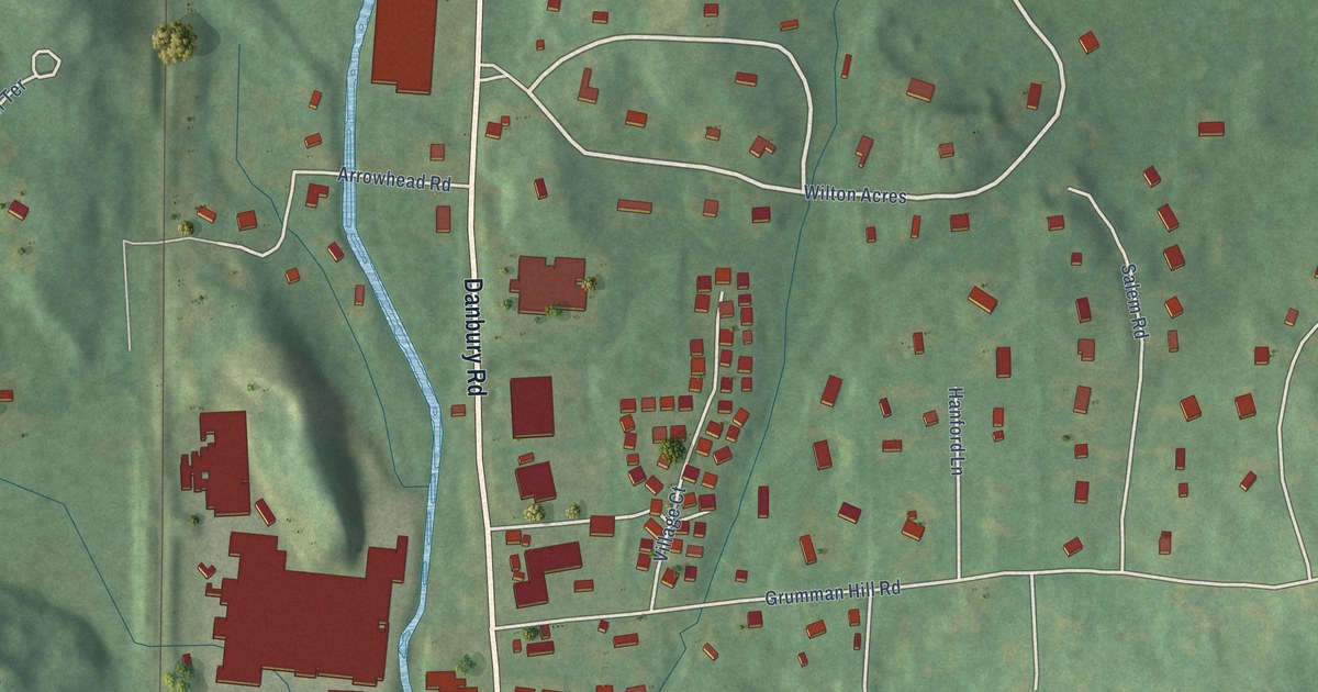 Map of South Wilton, Connecticut in 2026
