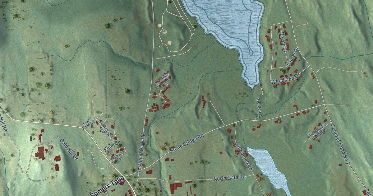 Map of South Woodstock, Connecticut in 2026
