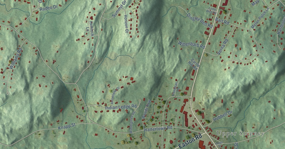 Map of Stepney, Connecticut in 2026