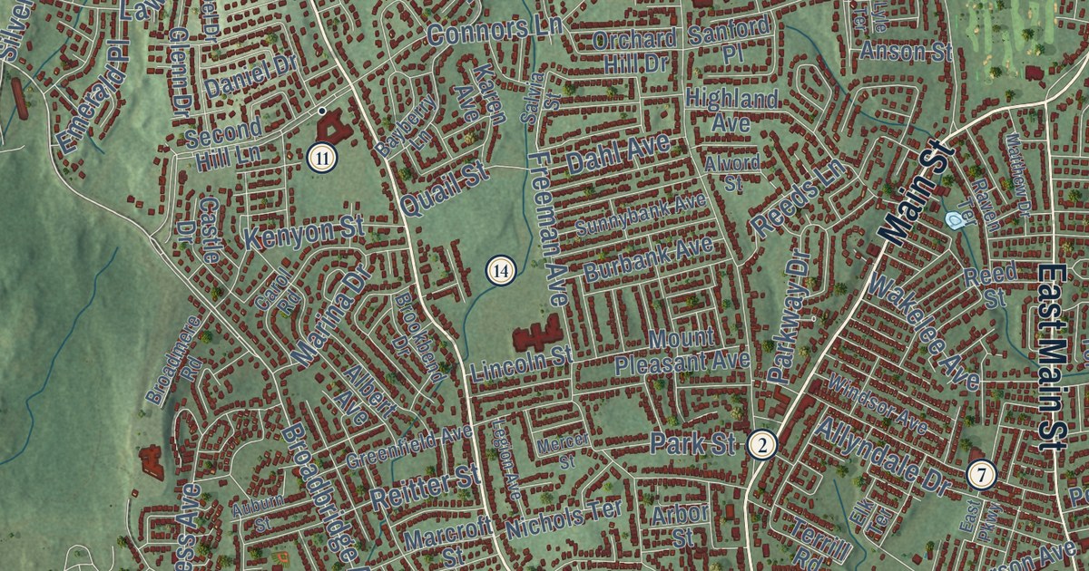 Map of Stratford, Connecticut in 2026