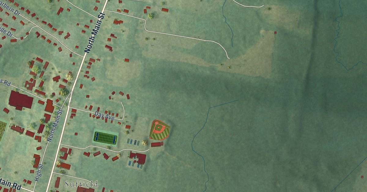Map of Suffield Depot, Connecticut in 2026
