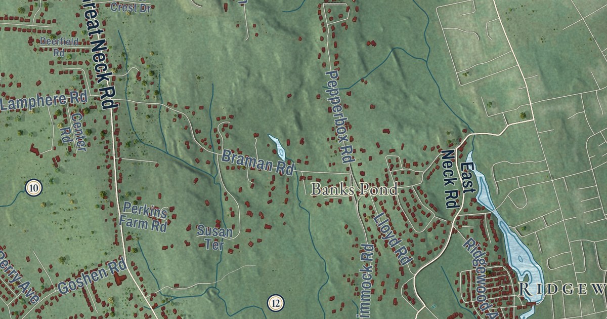Map of Waterford, Connecticut in 2026