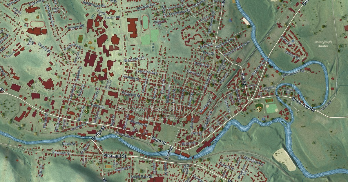 Map of Willimantic, Connecticut in 2026
