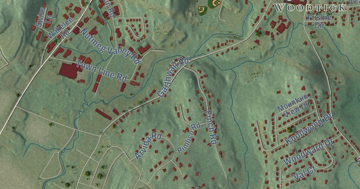 Map of Wolcott, Connecticut in 2026