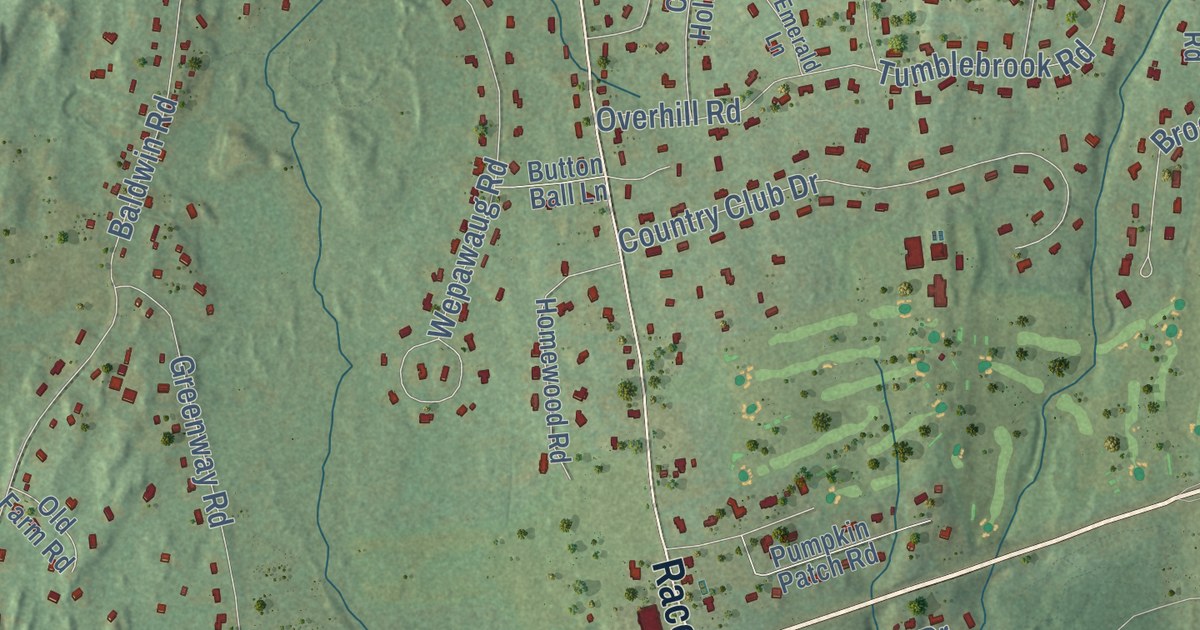 Map of Woodbridge, Connecticut in 2026