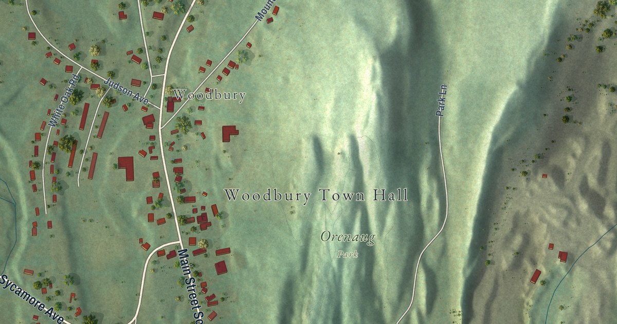 Map of Woodbury Center, Connecticut in 2026