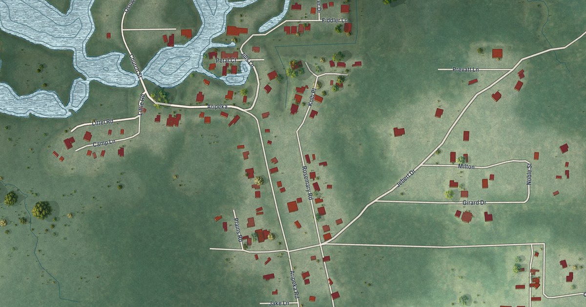 Map of Aripeka, Florida in 2026