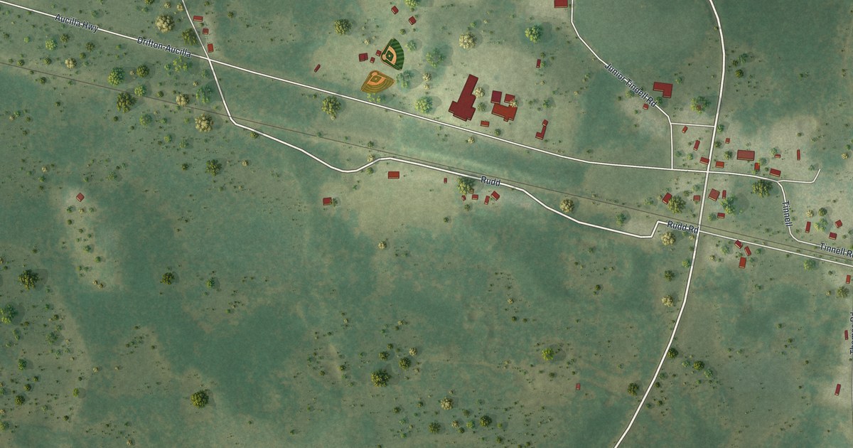 Map of Aucilla, Florida in 2026