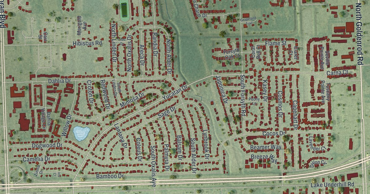 Map of Azalea Park, Florida in 2026