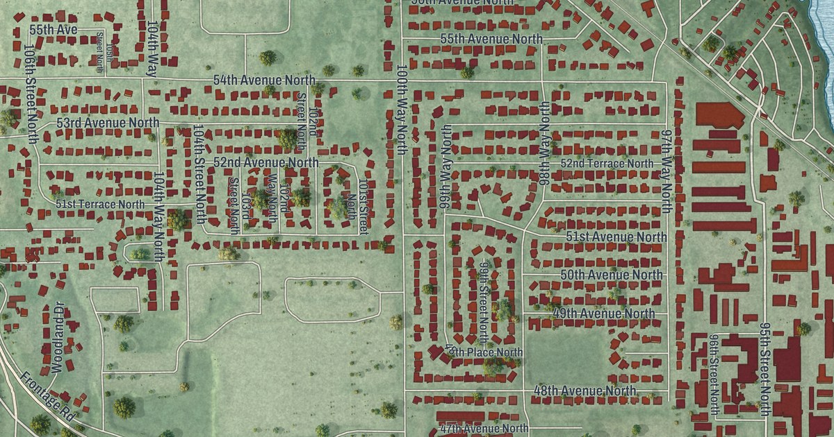 Map of Bay Pines, Florida in 2026