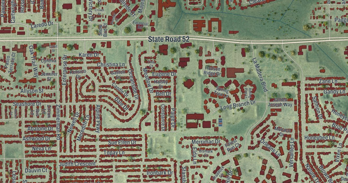 Map of Bayonet Point, Florida in 2026