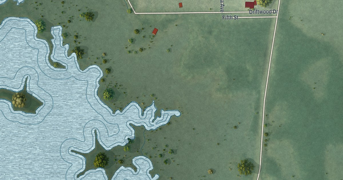 Map of Bayport, Florida in 2026