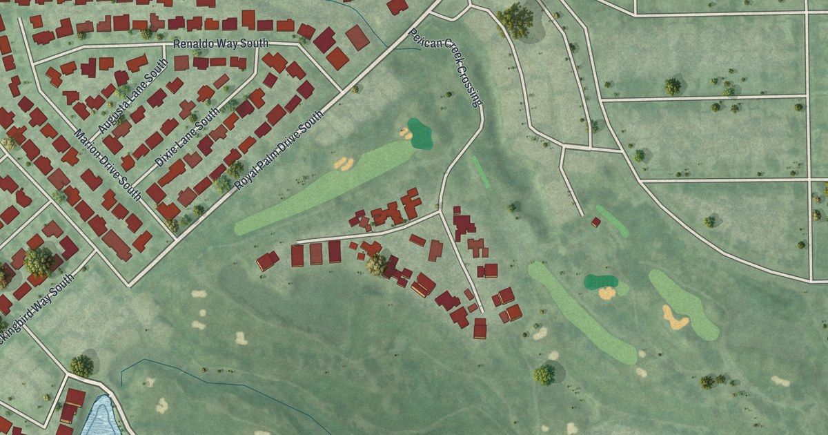 Map of Bear Creek, Florida in 2026