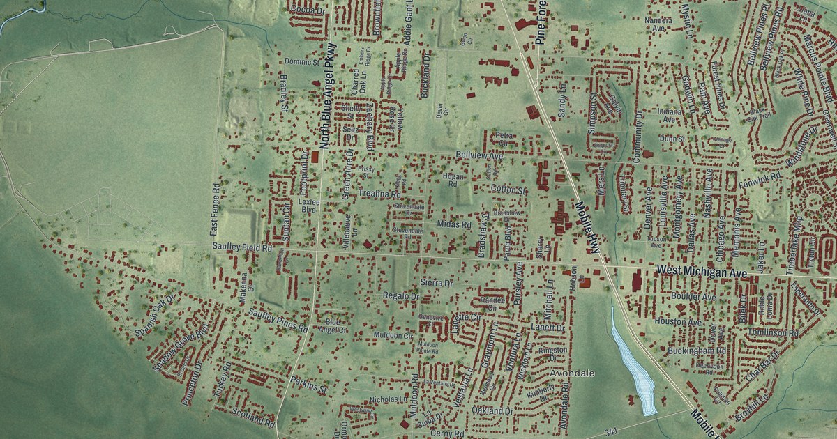Map of Bellview, Florida in 2026