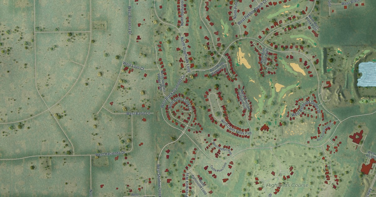 Map of Black Diamond, Florida in 2026