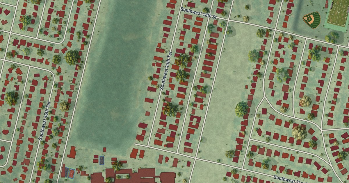 Map of Broadview Park, Florida in 2026