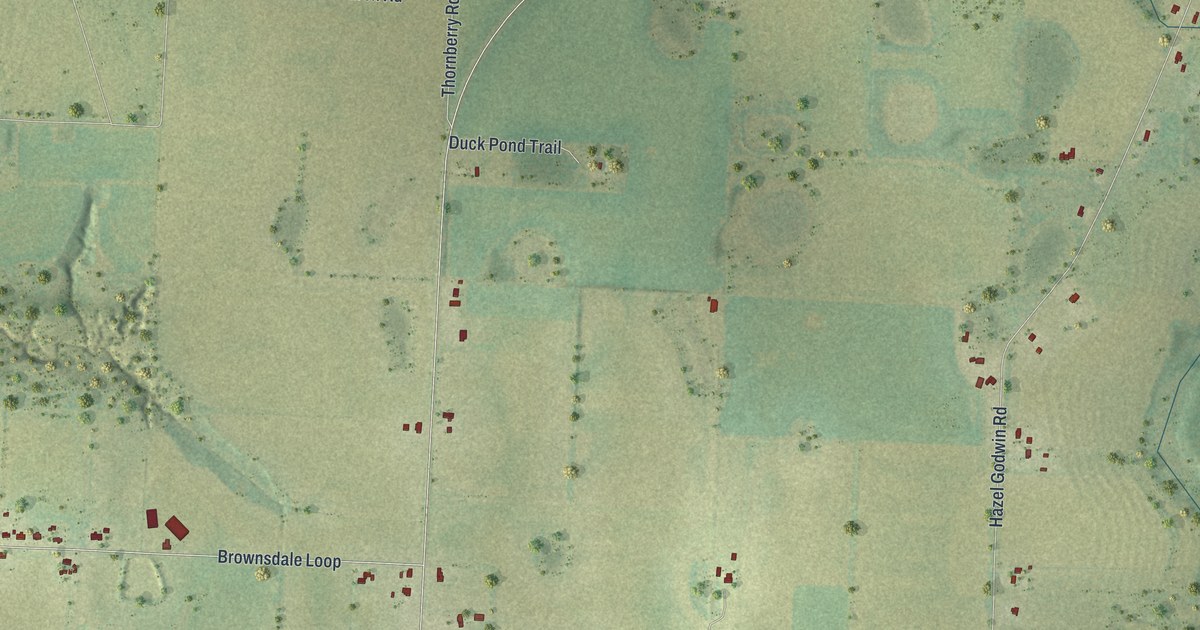 Map of Brownsdale, Florida in 2026