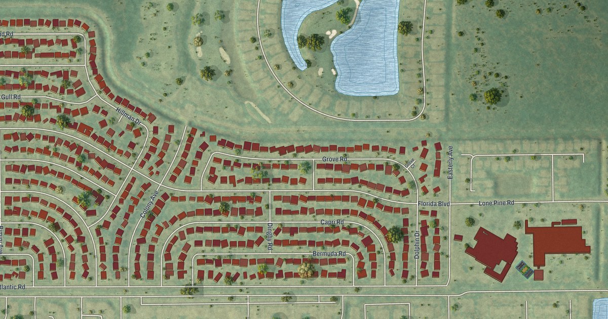Map of Cabana Colony, Florida in 2026