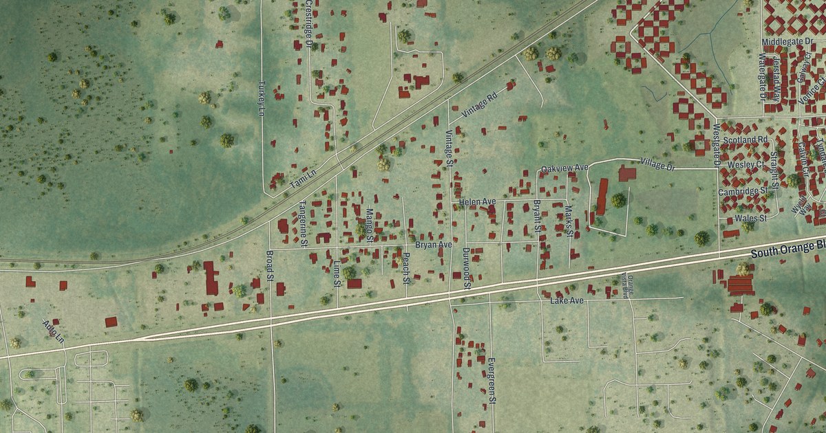 Map of Campbell, Florida in 2026