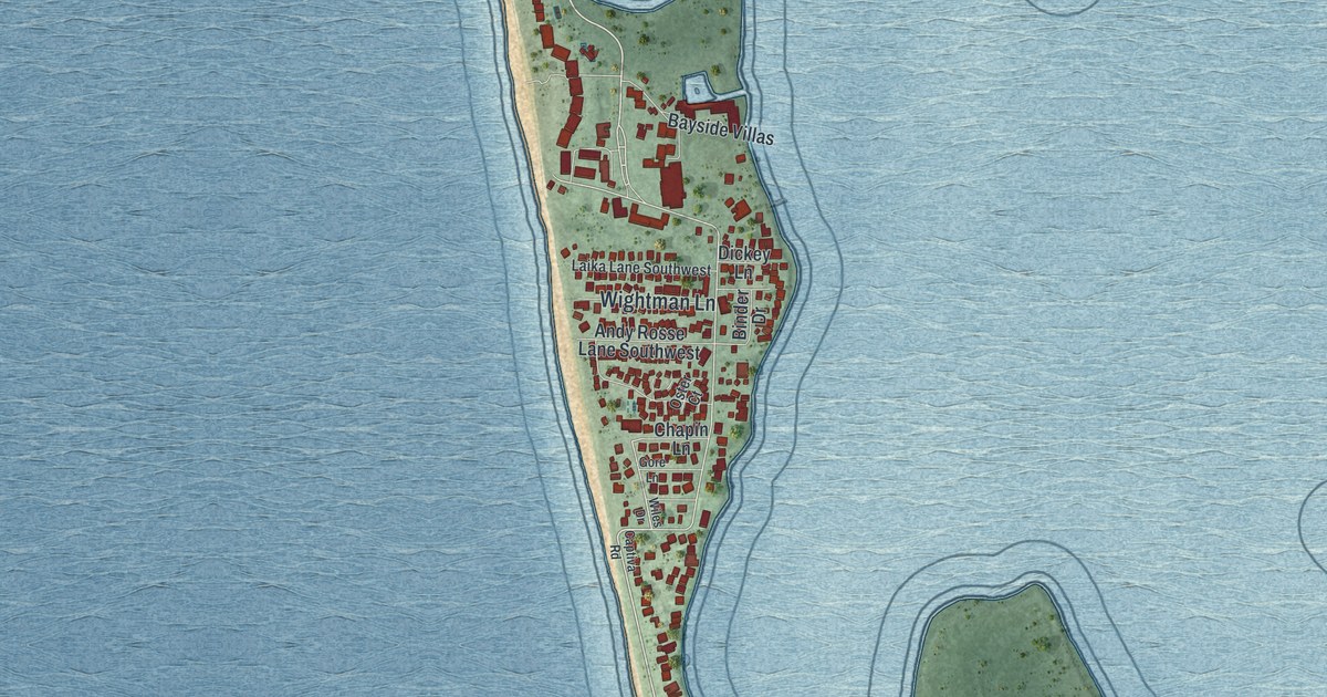Map of Captiva, Florida in 2026