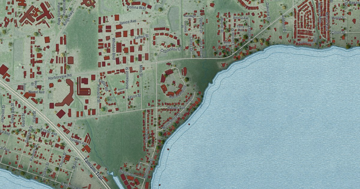 Map of Charlotte Harbor, Florida in 2026