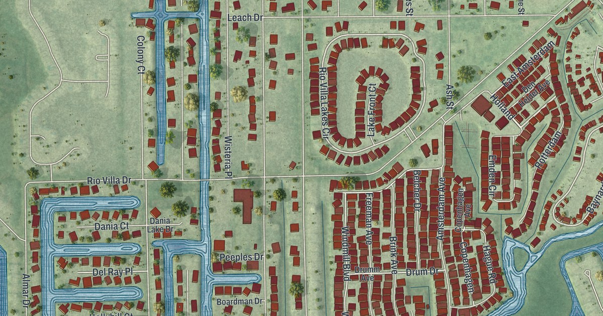 Map of Charlotte Park, Florida in 2026