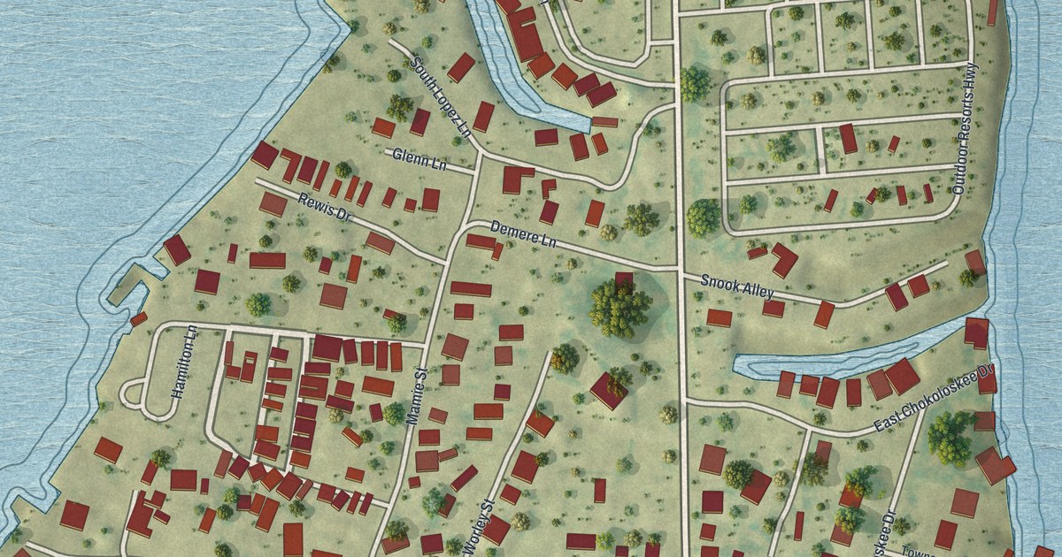 Map of Chokoloskee, Florida in 2026