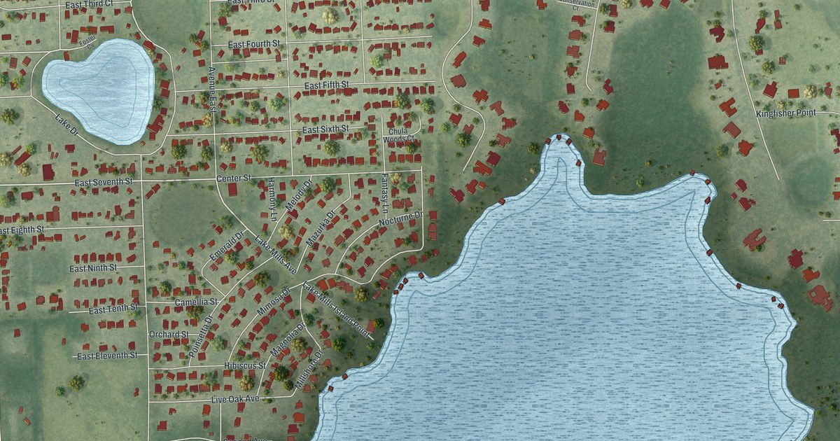 Map of Chuluota, Florida in 2026