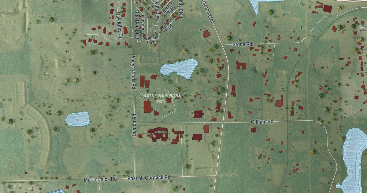 Map of Clarcona, Florida in 2026