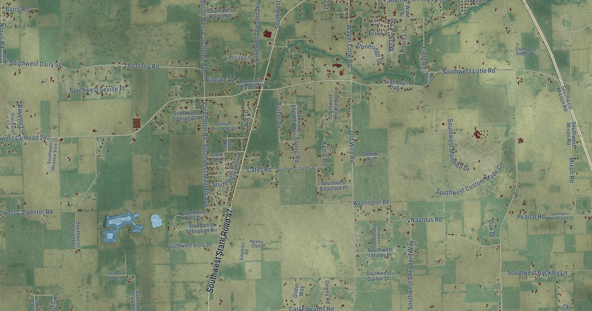 Detailed Map of Columbia, Florida