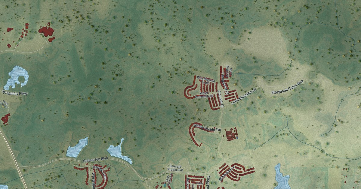 Map of Connerton, Florida in 2026