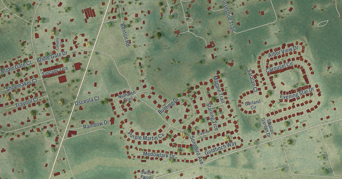 Map of Crawfordville, Florida in 2026