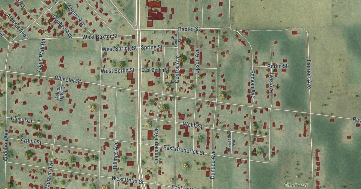 Map of De Leon Springs, Florida in 2026