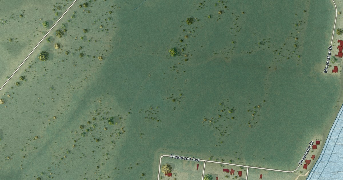 Map of Dickerson City, Florida in 2026
