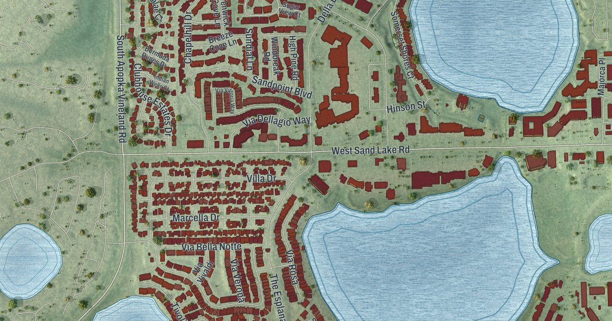 Map of Doctor Phillips, Florida in 2026