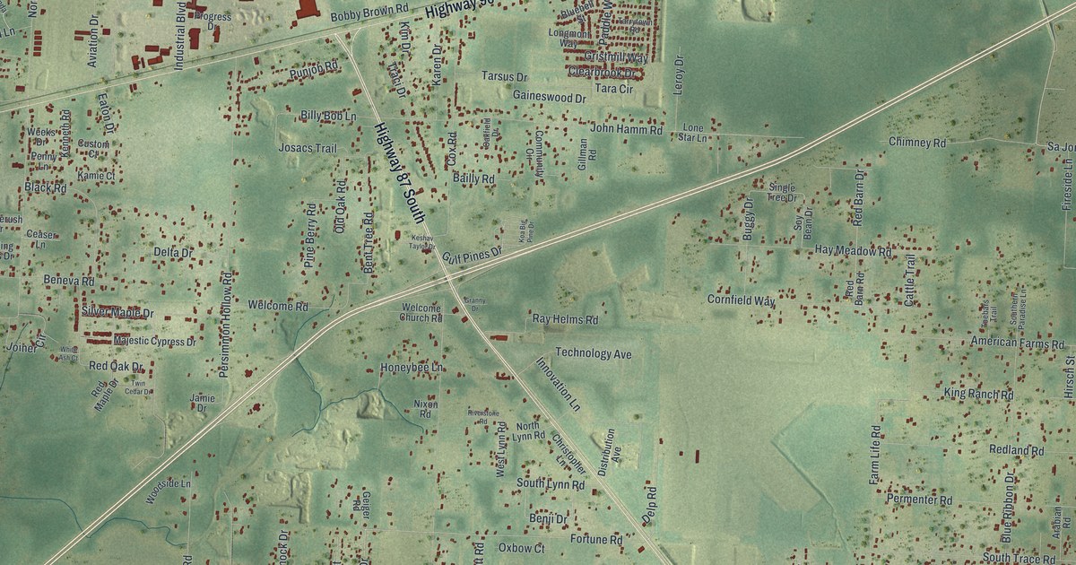 Map of East Milton, Florida in 2026