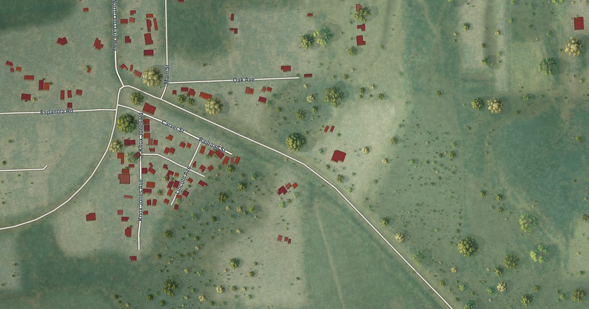 Map of Espanola, Florida in 2026