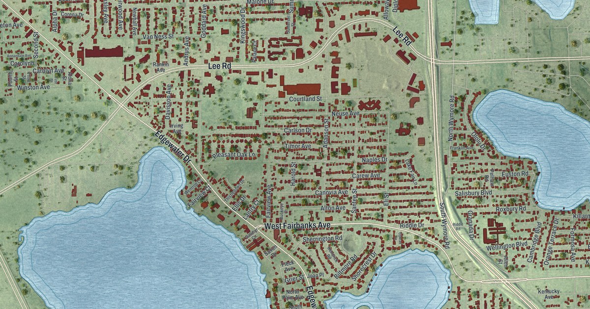 Map of Fairview Shores, Florida in 2026