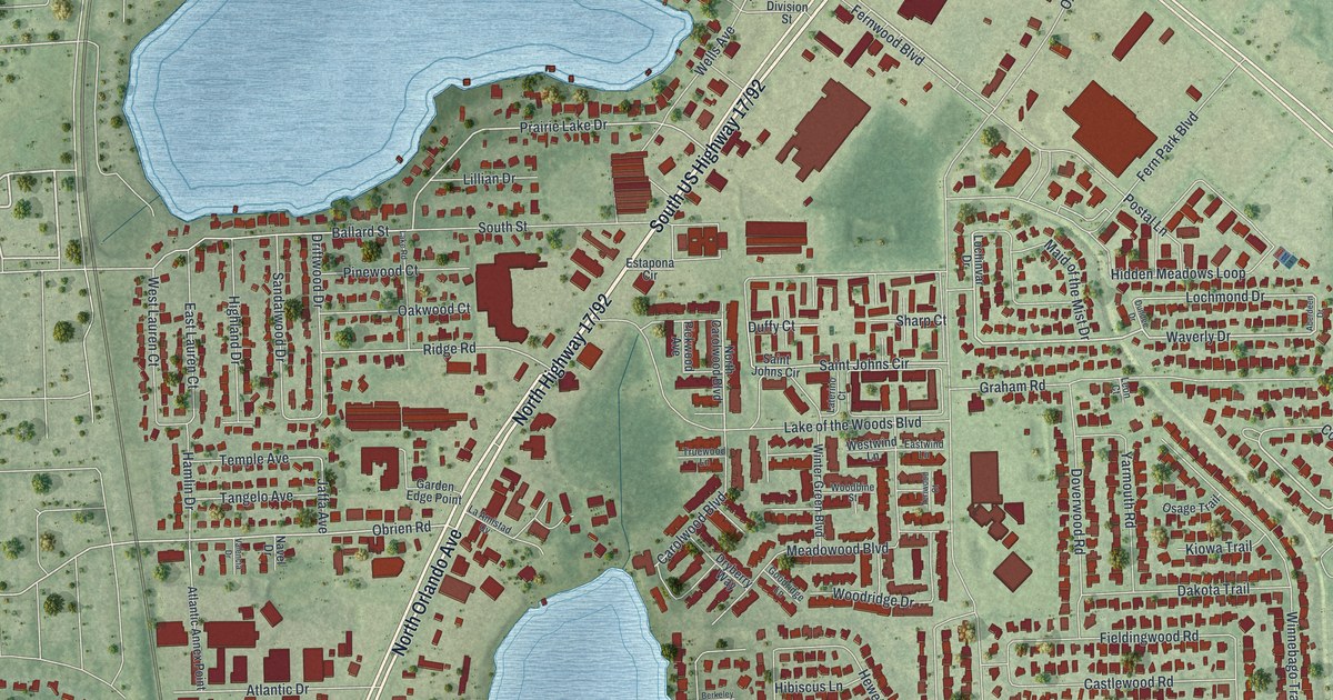 Map of Fern Park, Florida in 2026