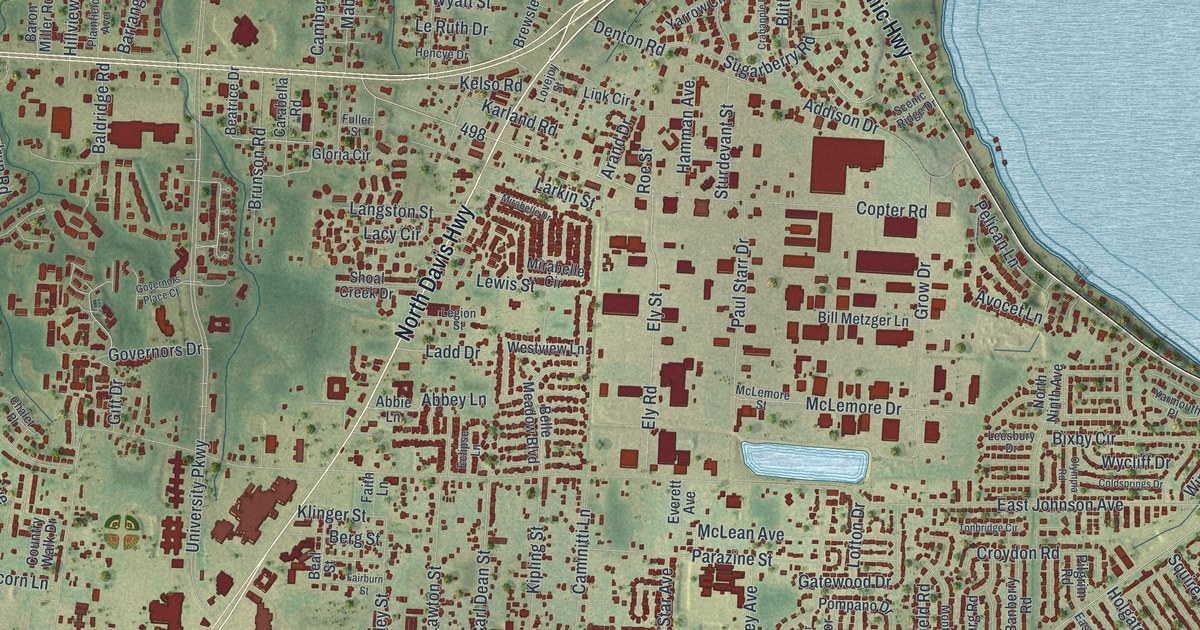 Map of Ferry Pass, Florida in 2026