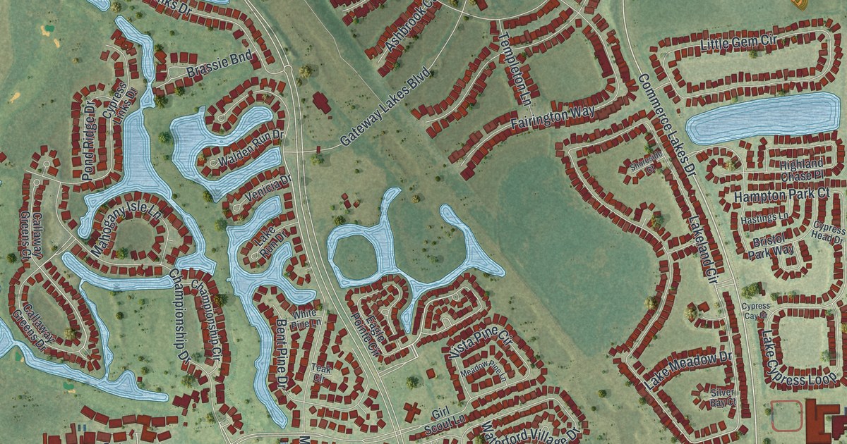 Map of Gateway, Florida in 2026