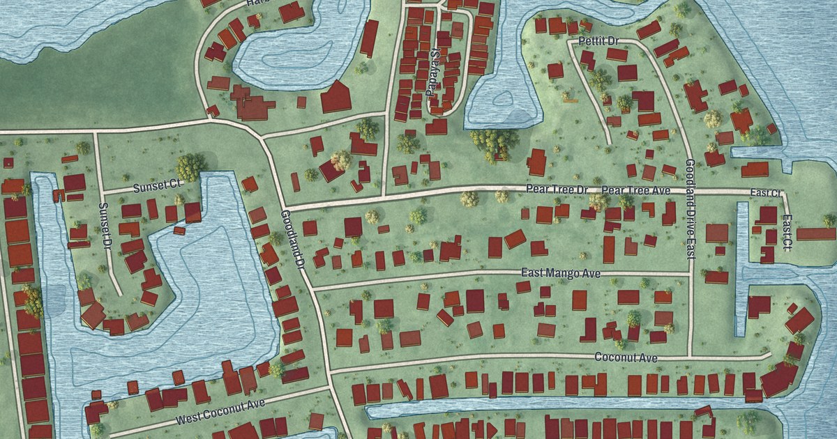 Map of Goodland, Florida in 2026